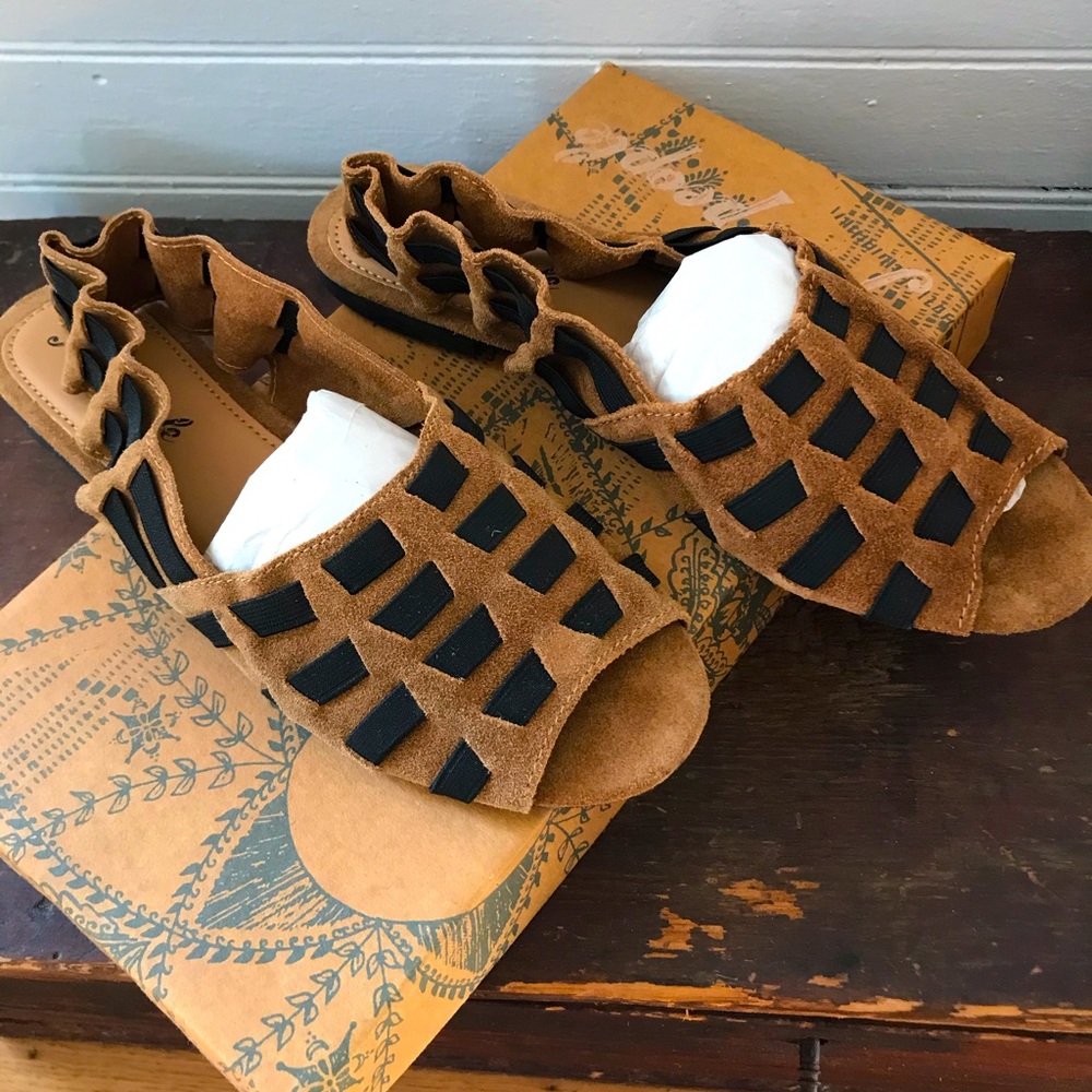 Free People Leather Sandals